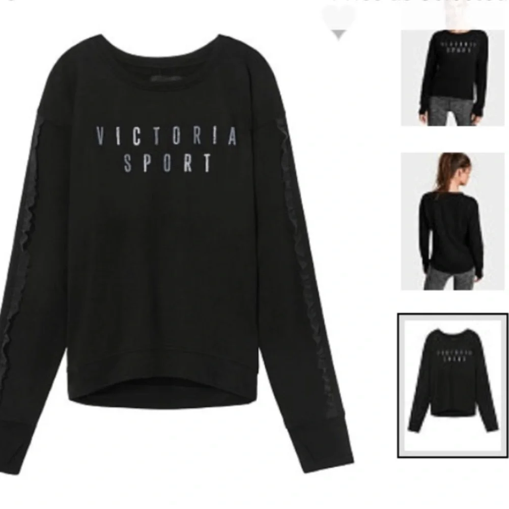 VS RUFFLED FLEECE PULLOVER - Picture 2 of 16